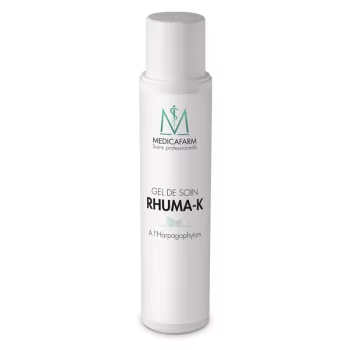 Gel de soin RHUMA-K à l’Harpagophytum & Actifs Chauffants Chaleur Intense Medicafarm Flacon Airless 250 ml