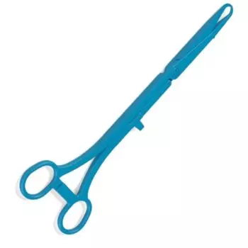 Pince de Pozzi droite stérile à usage unique (boîte de 20)