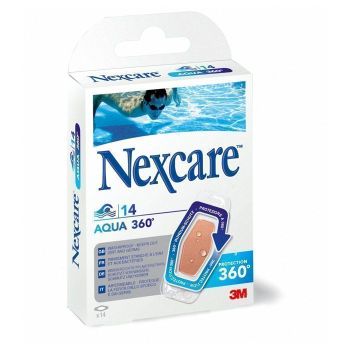 Pansements 3M Nexcare Protect Aqua 360° assortis Boîte de 14