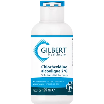 Solution désinfectante - Chlorhexidine Alcoolique 2% Laboratoires Gilbert