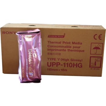 Rouleaux de papier thermique UPP-110HG (x 10) Sony