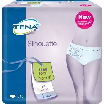 Sous-vêtements absorbants Tena Silhouette Normal Large Pack de 10