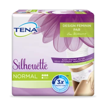 Sous-vêtements absorbants Tena Silhouette Normal Medium Pack de 12