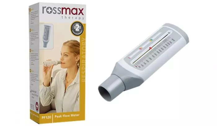 Débitmètre Spiromètre Peak Flow Meter PF120 Adulte Rossmax 
