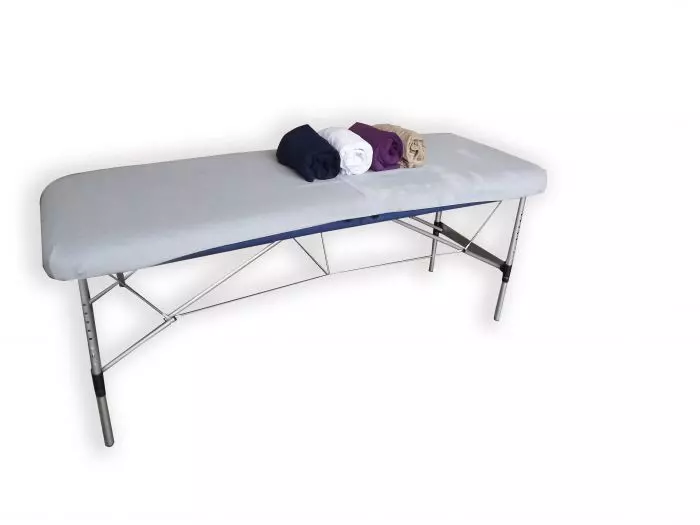 Housse éponge de protection pour table de massage avec option cavité visage Mediprem