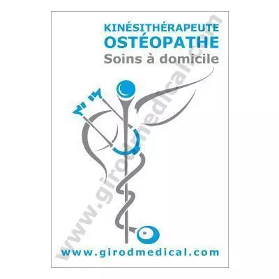 Caducée Kinésithérapeute Ostéopathe Girodmedical