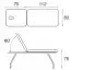 Table fixe métallique Ecopostural hauteur fixe C3592