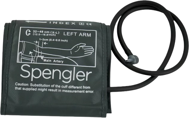 Brassard de tensiomètre gris Spengler pour Autotensio et Tensonic (32-48 cm)