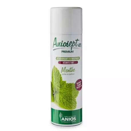 Spray désinfectant rapide Aniosept 41 Premium Menthe 400 mL Anios