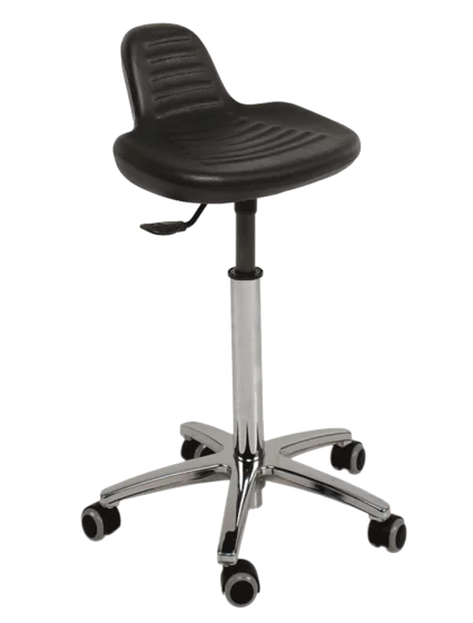 Tabouret médical siège integral Ecopostural S5608 base alu et assise haute