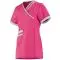 Tunique médicale femme LILEE 8TCC00PC Rose fushia/Blanc