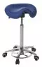 Tabouret derby base en alu avec déclenchement au pied Ecopostural S5670AP