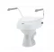 Réhausseur WC  Invacare Aquatec 900 avec accoudoirs relevables