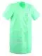 Tunique médicale courte 3/4 pour femme ANNA Lafont Vert d'eau / blanc