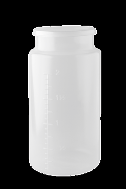 Bocal plastique à urine 2 L cylindrique Holtex