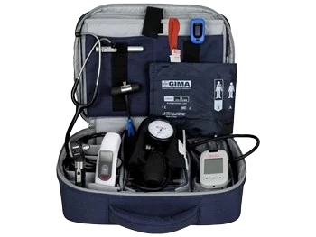 Mallette médicale de diagnostic complète GIMA 4B (IT, DE, GR, Arabe)