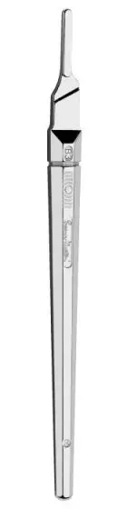 Manche de bistouri Swann Morton N°B3 acier inoxydable 13 cm