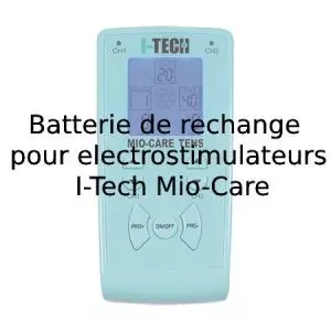 Batterie de rechange pour electrostimulateurs I-Tech Mio-Care