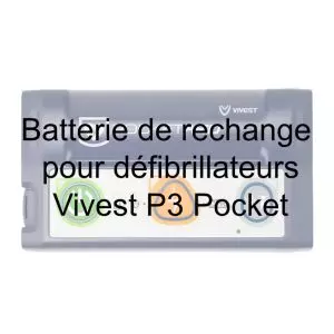 Batterie de rechange pour défibrillateurs Vivest P3 Pocket