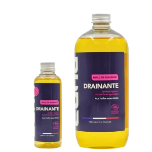 Huile de massage drainante Bio Eona 