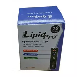 Bandelettes de test profil lipidique : Total Cholesterol, HDL, Triglycérides et LDL pour Lecteur Lipid Pro