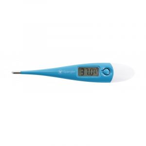 Thermomètre digital Tempo 10 Spengler à embout rigide coloris bleu