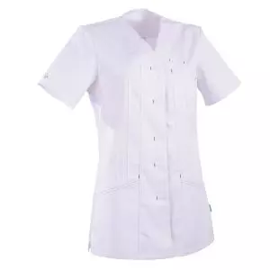 Tunique médicale femme coupe semi-cintrée EMMA 2EMM00PC Clemix 2.0 Lafont Blanche