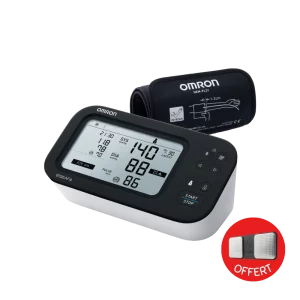 Tensiomètre au bras Omron M7 Intelli IT AFIB  (Nouvelle version) + KardiaMobile 1L offert