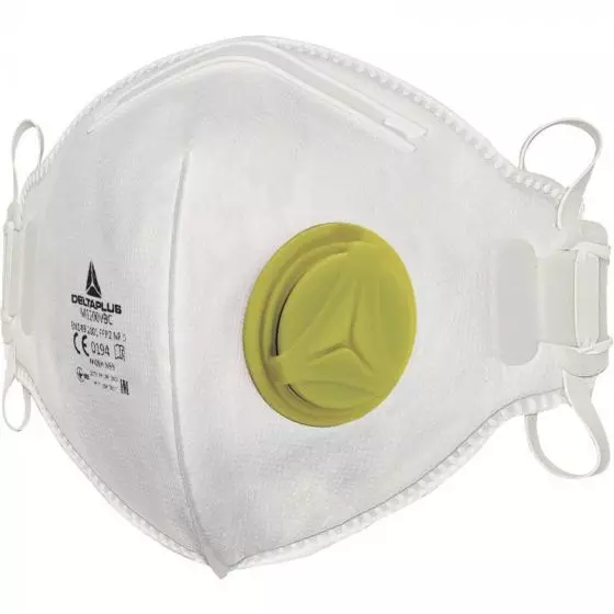 Masques de protection respiratoires FFP2 avec valve Boite de 10