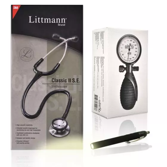 Pack diagnostic étudiant Littmann Girodmedical Black Edition