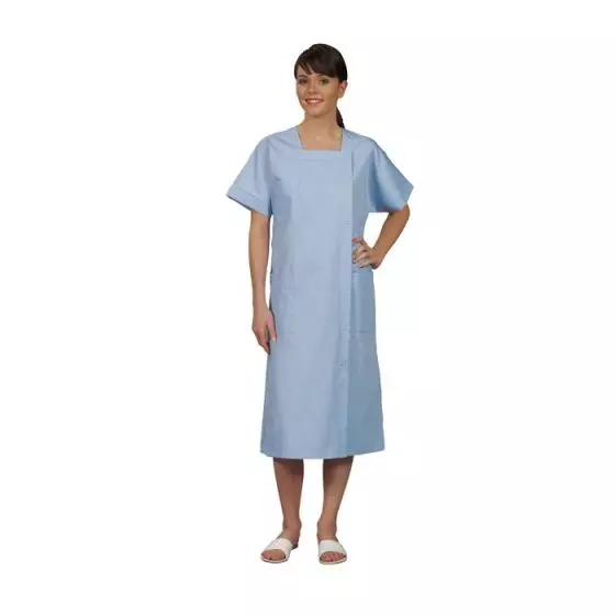 Blouse médicale femme Blepi ciel parement ciel Mulliez 