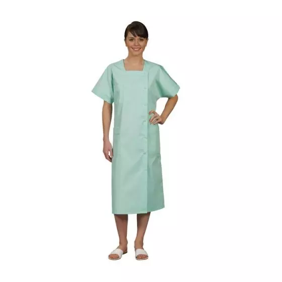 Blouse médicale femme Blepi vert parement vert Mulliez 
