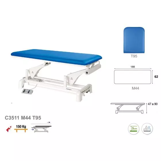 Table électrique 3 plans Ecopostural C3511