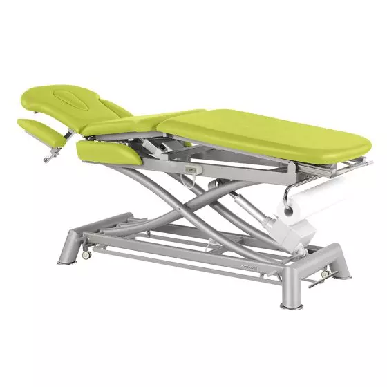 Table de massage électrique multi-fonction 3 plans avec accoudoirs Ecopostural C7931