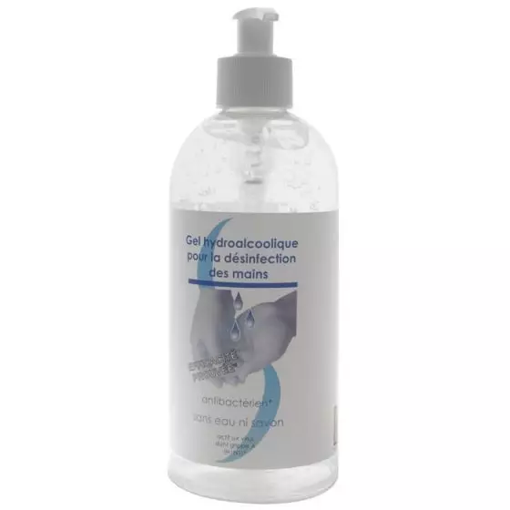 Gel hydroalcoolique sans rinçage 500 ml