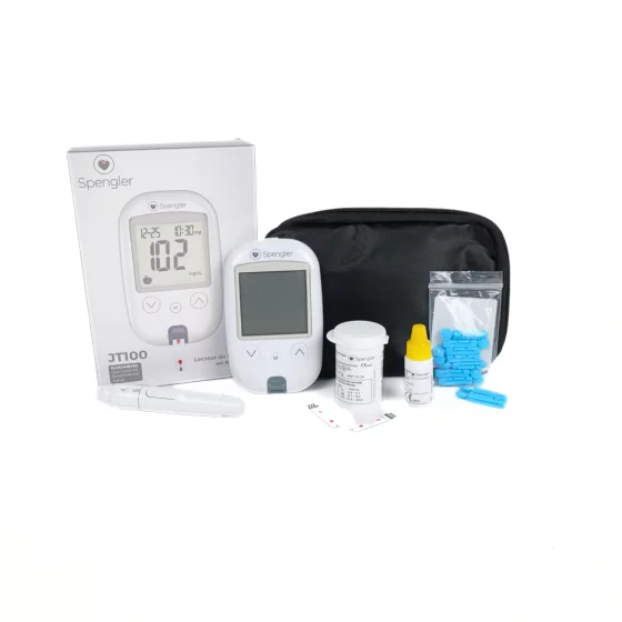 Kit complet glucomètre JT 100 Spengler