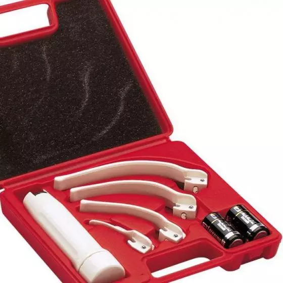 Coffret Laryngoscope Polycarbonate à F.O Comed