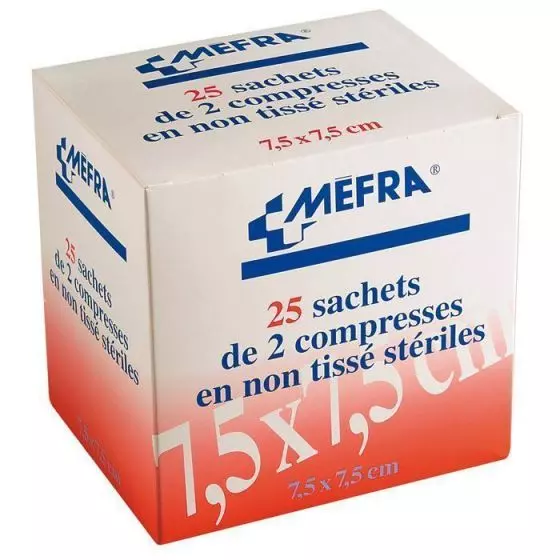 1 Boîte de compresses non-tissées stériles 3M Méfra