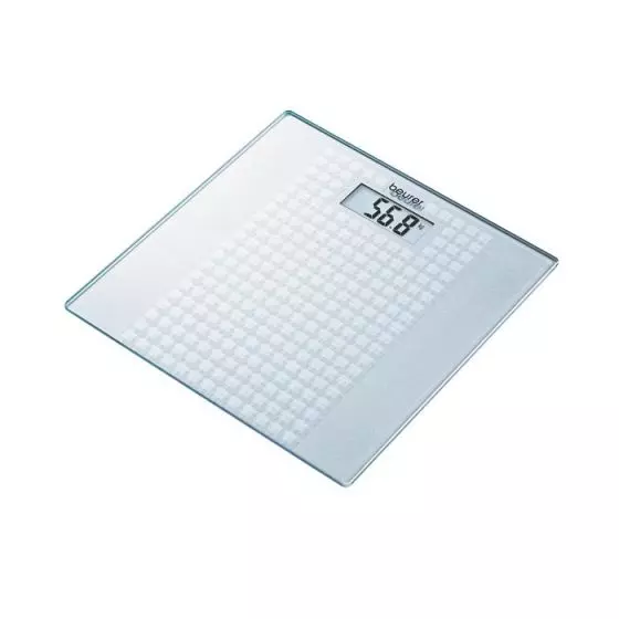 Pèse-personne en verre Frosted Squares Beurer GS 28