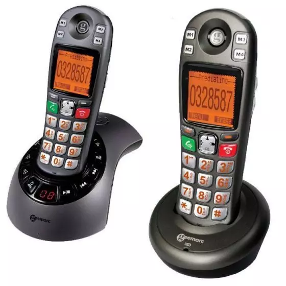 Téléphone Geemarc amplifié Amplidect 285 Pack Duo