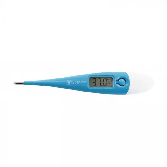 Thermomètre digital Tempo 10 Spengler à embout rigide coloris bleu