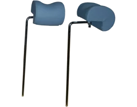 Paire de repose-jambes gynécologique pour divan ou fauteuil d'examen Mobercas