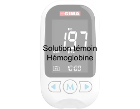 Solution témoin pour lecteur Multiparamètre GimaCare - Hémoglobine