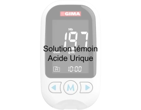 Solution témoin pour lecteur Multiparamètre GimaCare - Acide Urique