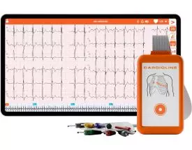 Electrocardiographe ECG Cardioline Touchecg HD+ Bluetooth (12 pistes) pour Android avec tablette 10"