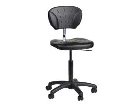 Tabouret médical sur roulettes Carina avec piètement ABS