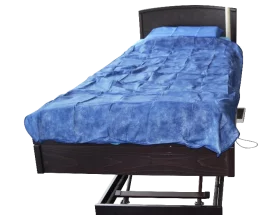 Couverture à usage unique bleu foncé - 110 x 198 cm (carton de 20)