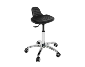 Tabouret médical siège integral Ecopostrual S4608 base alu et assise basse