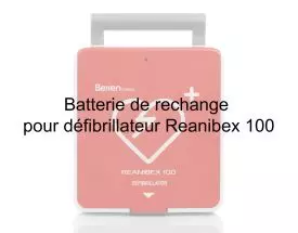Batterie de rechange pour défibrillateur Reanibex 100
