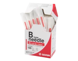 Aiguilles d'acupuncture stériles Seirin Type B - sans tube guide (boîte de 100)
